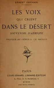 Les voix qui crient dans le désert : $b souvenirs d'Afrique