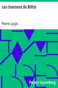 Les chansons de Bilitis