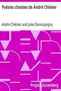 Poésies choisies de André Chénier