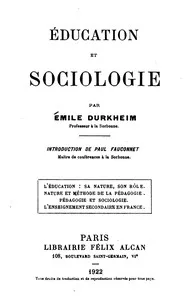 Éducation et sociologie