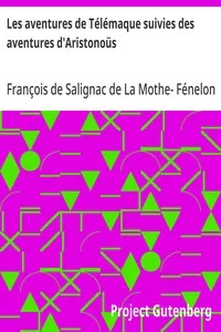 Les aventures de Télémaque suivies des aventures d'Aristonoüs