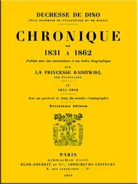 Chronique de 1831 à 1862, Tome 4 (de 4)