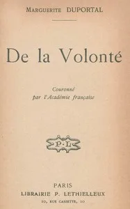 De la volonté
