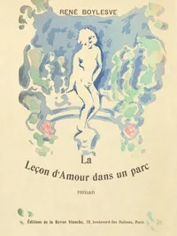 La leçon d'amour dans un parc