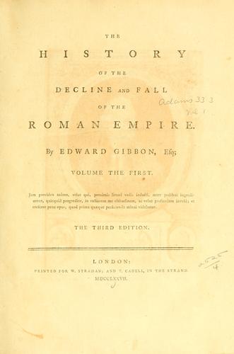 La chute de l'empire romain (1)