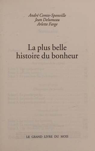 La plus belle histoire du bonheur