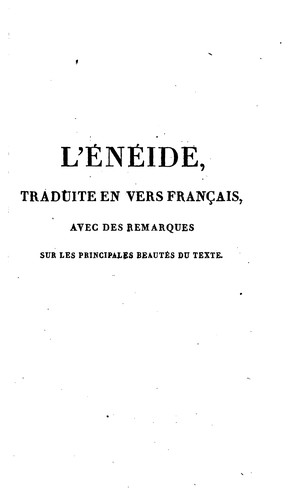 L'Énéide d'après Virgile