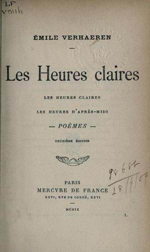 Les heures claires