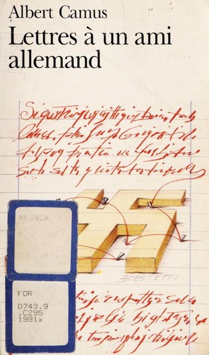 Lettres à un ami allemand