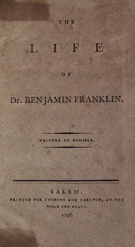 Mémoires de Benjamin Franklin