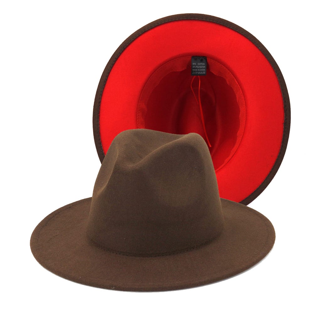 Chapeau Fedora Bicolore