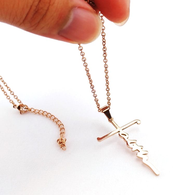 Collier Acier Inoxydable Foi