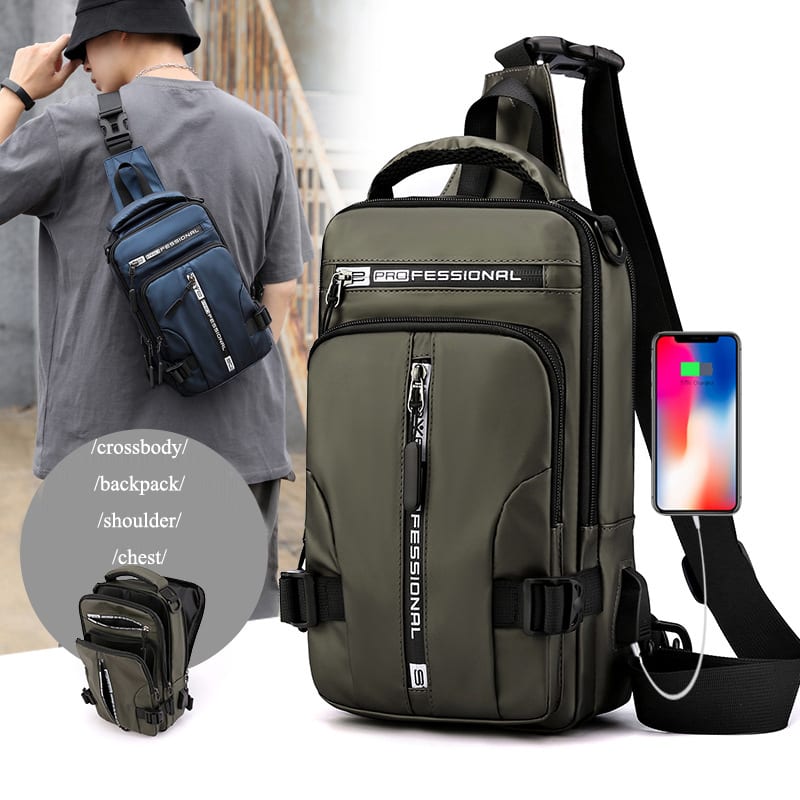 Sac Bandoulière Homme Multifonction
