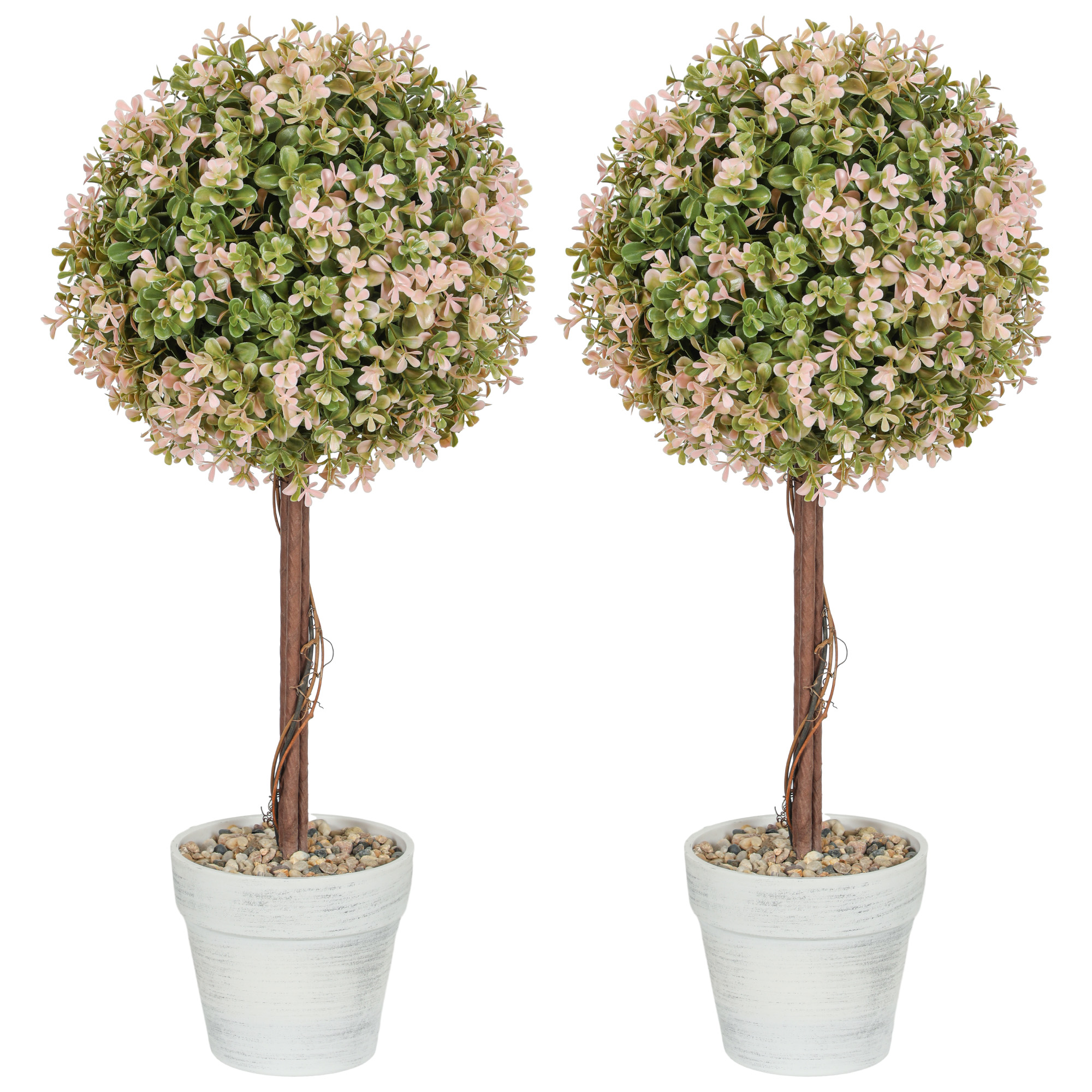 Duo de Plantes Artificielles en Pot